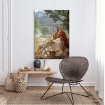 Canvas print Christ and the lost sheep