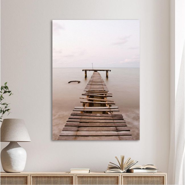 Canvas print Wooden pier