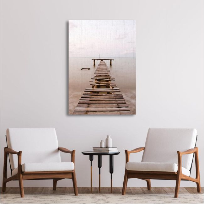 Πίνακας σε καμβά Wooden pier