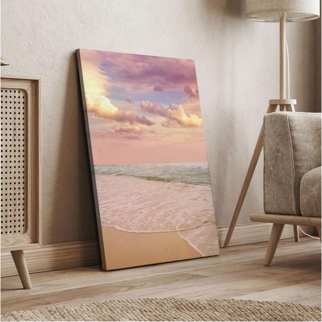 Πίνακας σε καμβά Purple scenery