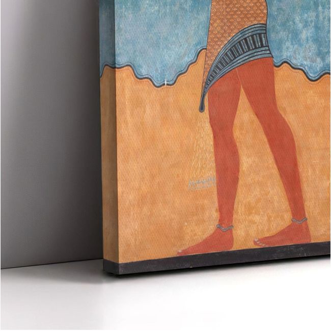 Πίνακας ζωγραφικής Κνωσσός, τοιχογραφία Πομπή