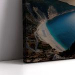 Canvas print Myrtos, Kefalonia sunset