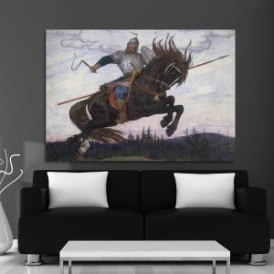 Canvas print A Bogatyr, Vasnetsov V.