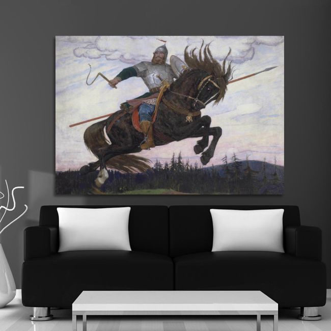 Canvas print A Bogatyr, Vasnetsov V.