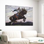 Canvas print A Bogatyr, Vasnetsov V.