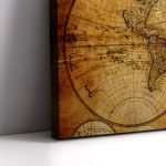 Canvas print Iniohos, World map vintage