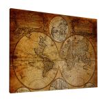 Canvas print Iniohos, World map vintage