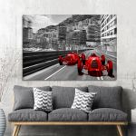 Canvas print Monaco Red Devils