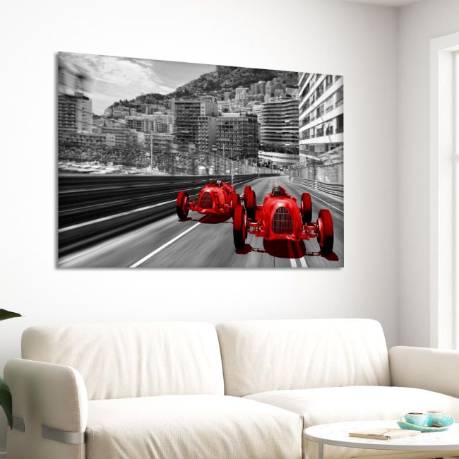 Canvas print Monaco Red Devils