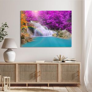 Canvas print Purple rainfalls 2