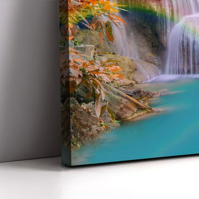 Πίνακας σε καμβά Purple rainfalls