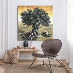 Canvas print Olive tree