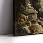 Canvas print Classical ruins and figures, Ricci