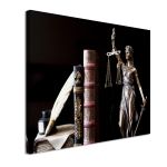 Canvas print Law and Justice