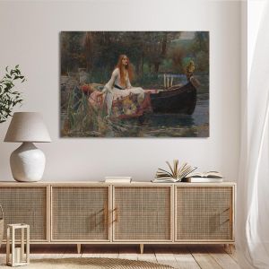 Canvas print The lady of Shalott I, Waterhouse J.W. 2