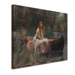 Πίνακας ζωγραφικής The lady of Shalott I, Waterhouse J.W.