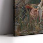 Canvas print The lady of Shalott I, Waterhouse J.W.