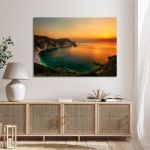 Canvas print Petani sunset