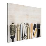 Canvas print Hairdressing tools