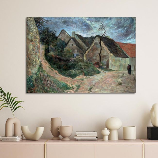 Canvas print Landscape in Osny, Paul Gauguin