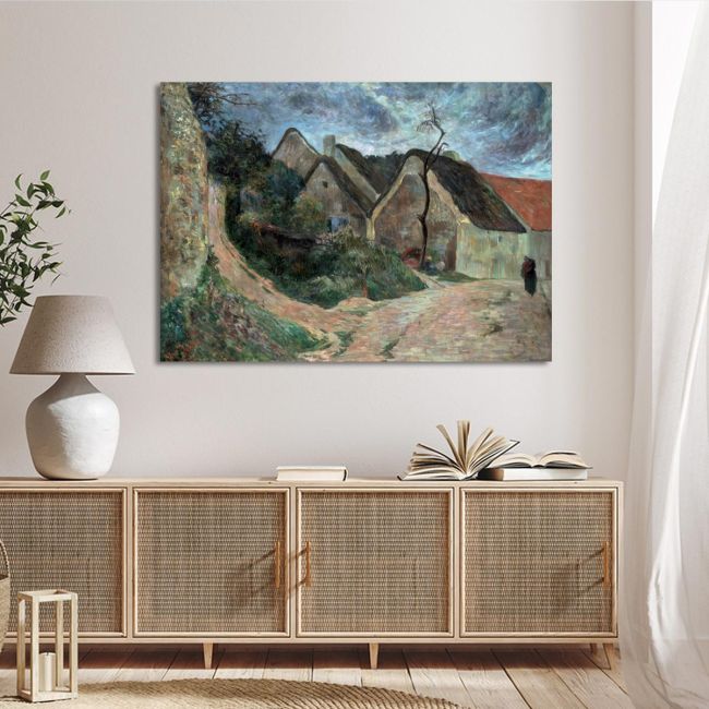 Canvas print Landscape in Osny, Paul Gauguin