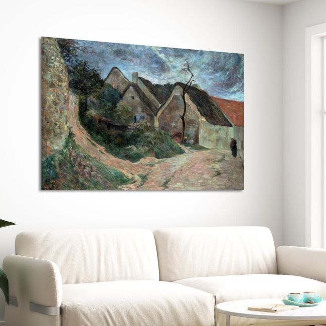 Canvas print Landscape in Osny, Paul Gauguin