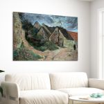 Canvas print Landscape in Osny, Paul Gauguin