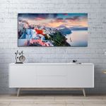 Canvas print Santorini panoramic view