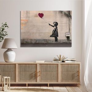 Canvas print Girl with balloon, Bansky 2