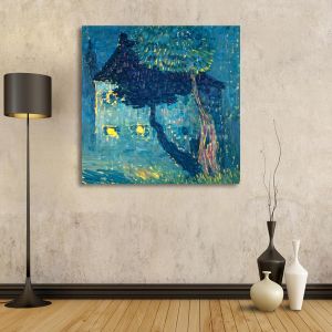 Πίνακας σε καμβά Cottage in the woods reart, (original Alexej von Jawlensky)