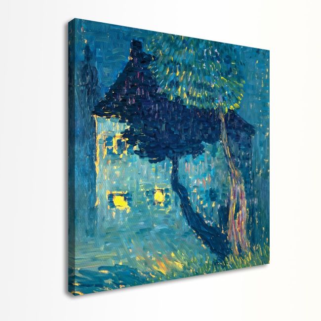Πίνακας σε καμβά Cottage in the woods reart, (original Alexej von Jawlensky)
