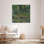 Canvas print Water lily pond, Monet C., Framed canvas
