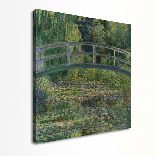 Πίνακας ζωγραφικής Νούφαρα, Monet C., Καμβάς τελαρωμένος