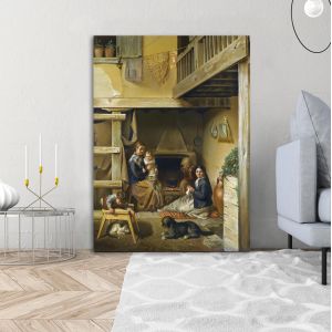 Canvas print Happy family, Korizis