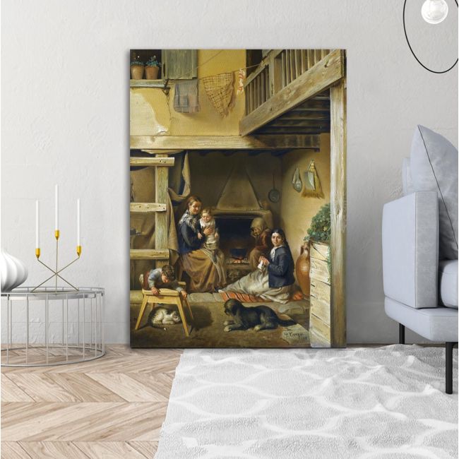 Canvas print Happy family, Korizis