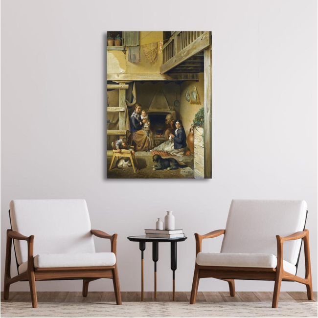 Canvas print Happy family, Korizis