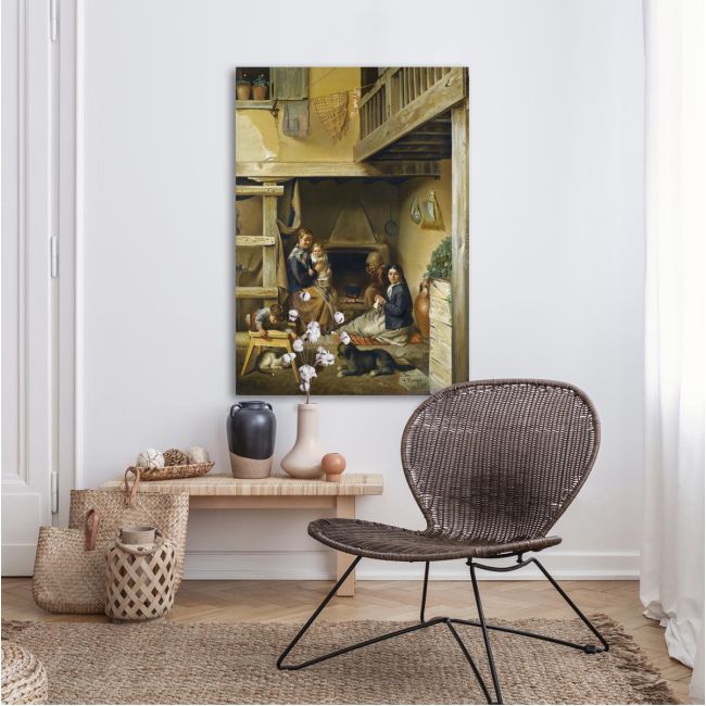 Canvas print Happy family, Korizis