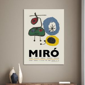 Αφίσα Έκθεσης Lithographie, Miro J, αφίσα, κάδρο