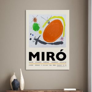 Αφίσα Έκθεσης Lithographie II, Miro J, αφίσα, κάδρο