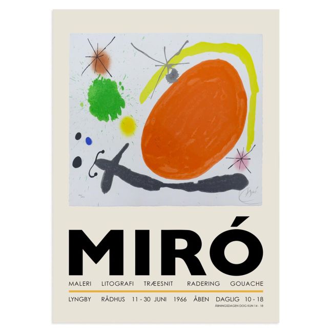 Exhibition Poster Lithographie II, Miro J.