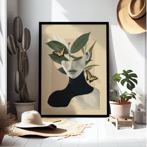 Surrealistic figure, poster