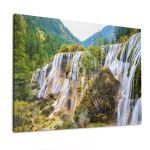 Canvas print, Waterfall in autumn