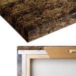 Canvas print Umbrella at field