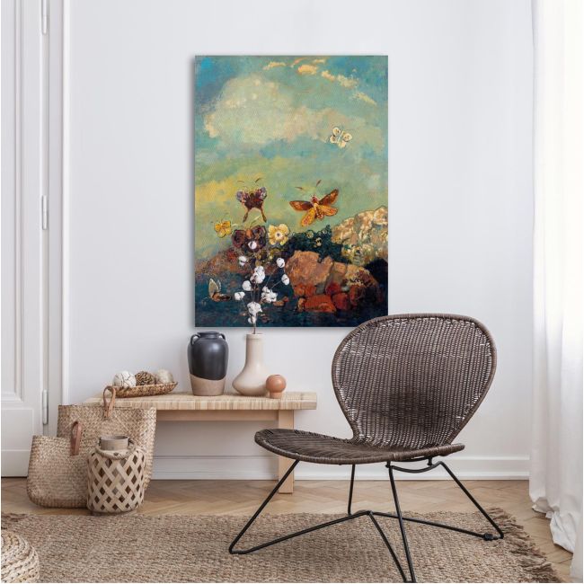 Canvas print Butterflies, Redon Odilon