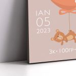 Kids canvas print Balloon bear