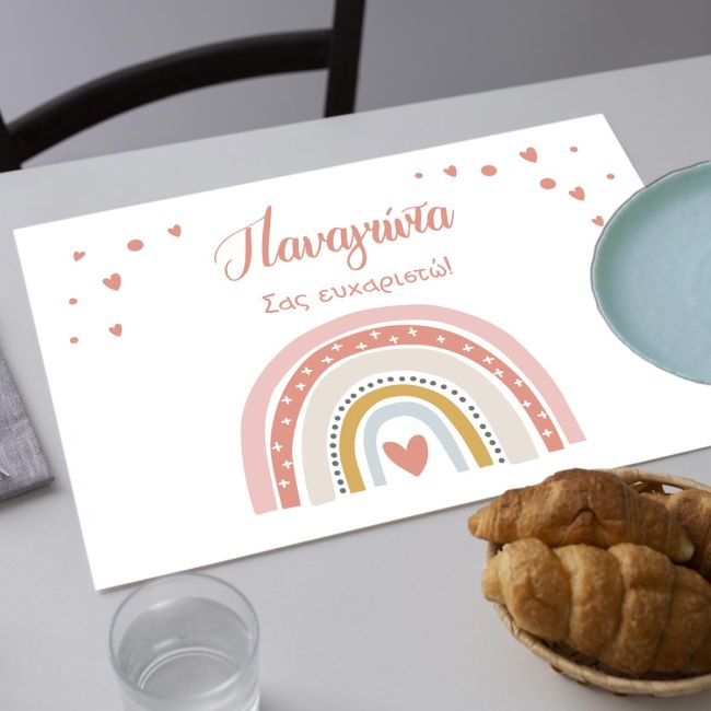 Placemat, rainbow nordic A