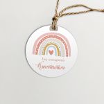 Labels thank you, Rainbow nordic, personalized