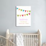 Kids canvas print with measurments