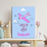 Πίνακας παιδικός σε καμβά, Ready to fly?