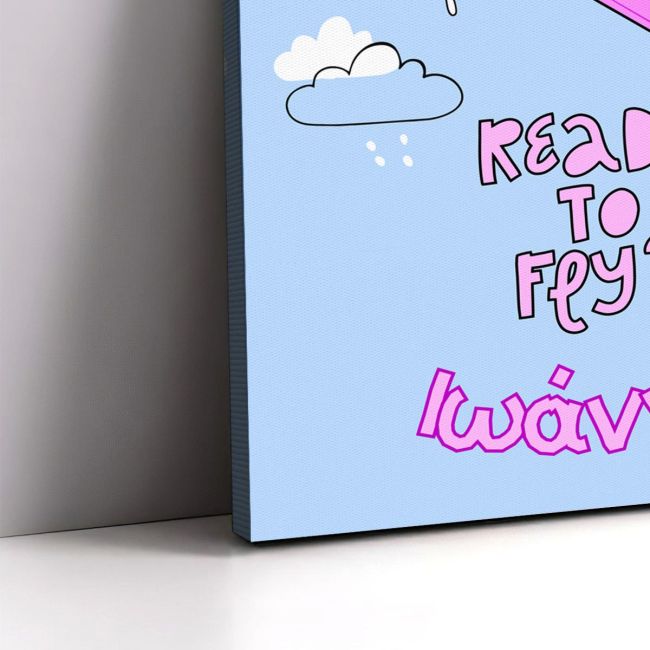 Kids canvas print Ready to fly?